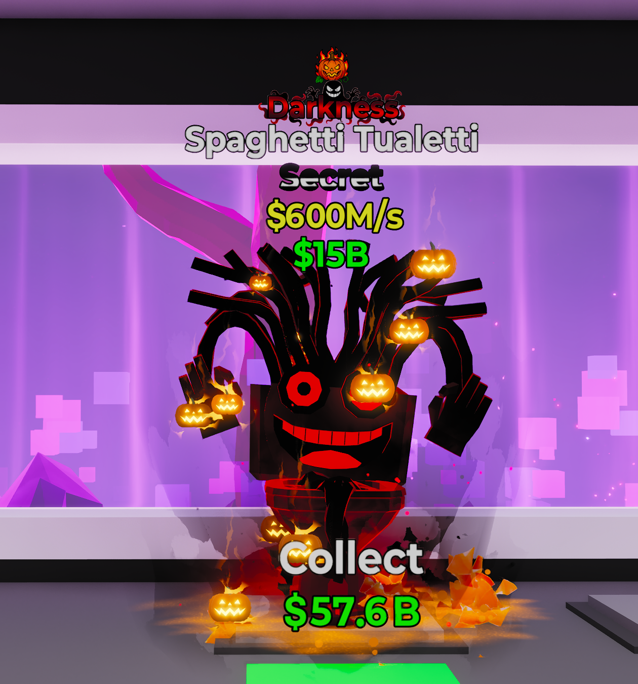 Darkness Toilet with Rare Trait