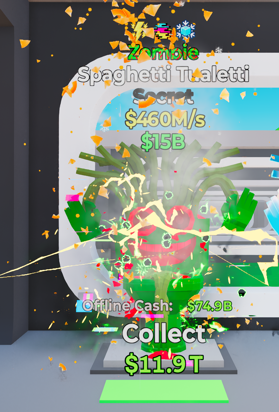 Zombie Toilet 3 Traits (VERY RARE)