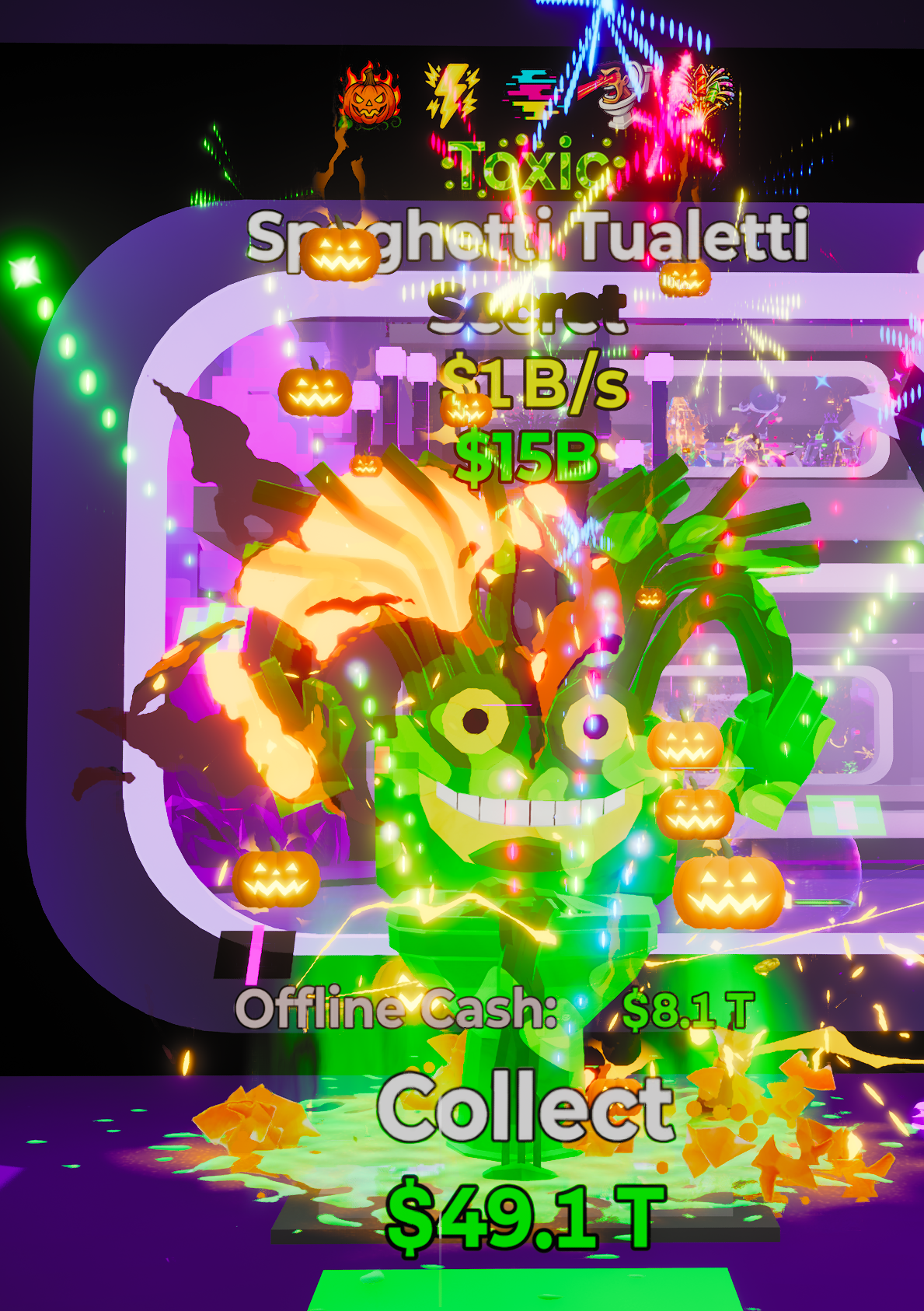 Rare 1 of 1 Toxic Toilet 1B/s 5 Traits (SUPER RARE OPPORTUNITY)