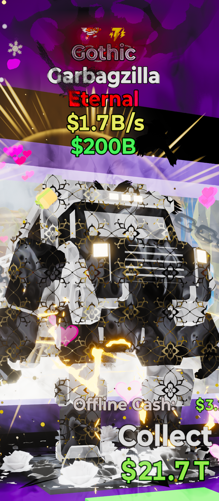 Gothic Garbagzilla 2 Traits (NEW)